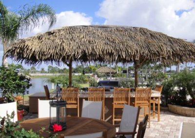 Tikimundo, USA, synthetic eco-friendly waterproof wind-resistant uv-resistant thatch roof