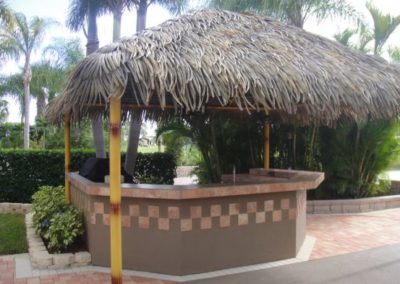 Tikimundo, USA, synthetic eco-friendly waterproof wind-resistant uv-resistant thatch roof