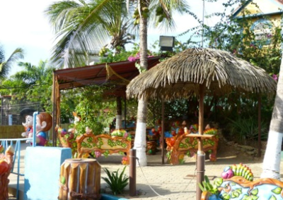 Isla de margarita parque waterland Palmex thatch