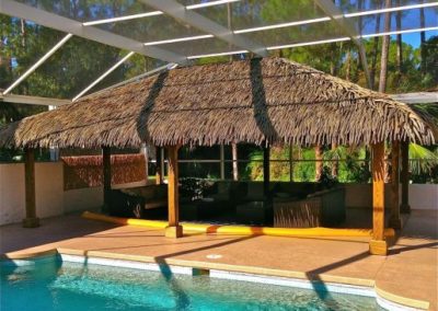 Tikimundo, USA, synthetic eco-friendly waterproof wind-resistant uv-resistant thatch roof