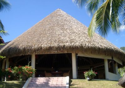 Beachcomber Moorea Intercontinental Palmex Polynesia thatch roof