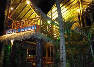easter island manavai hotel palmex thatch roof 1